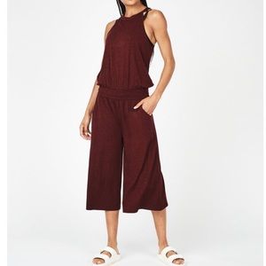 NEW • Sweaty Betty • Serenity Culotte Jumpsuit Lg